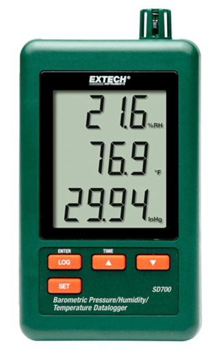 Extech SD700 Sıcaklık , Nem ve Basınç Ölçüm ve Kayıt CihazıExtechSD700Termohigrometreler